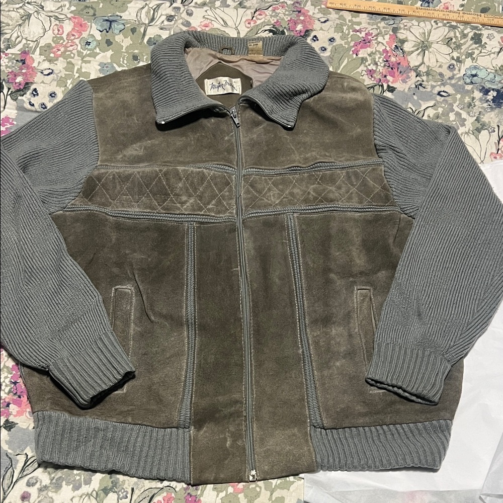 ⭐️ Vintage split skin mister Marr leather jacket xl